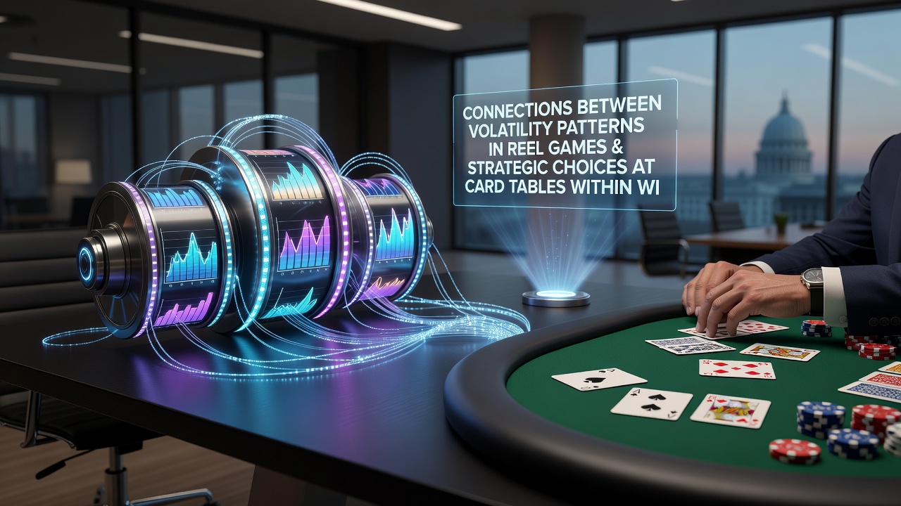 Wireless device screen displaying synchronized volatility charts for reels and real-time card table odds during a live session